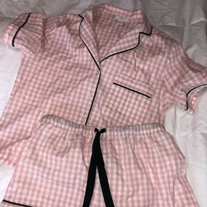 PINK CHECKERED PJS